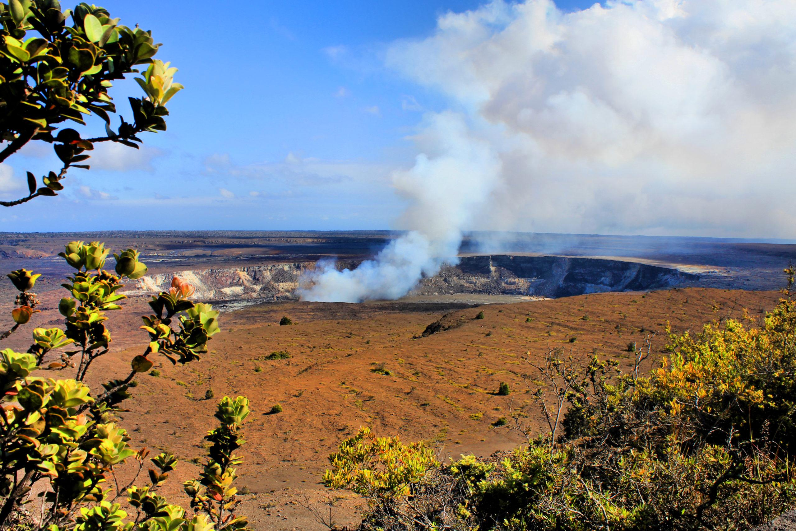 Kilauea Caldera in Hawaii