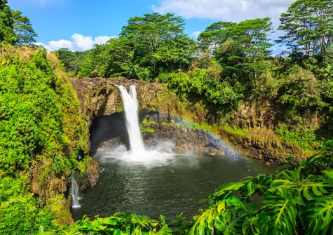 Hawaii, Rainbow Falls in Hilo